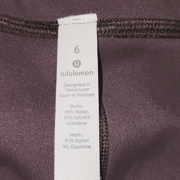Lululemon Pace Rival mauve cropp size 6 - Picture 2 of 5